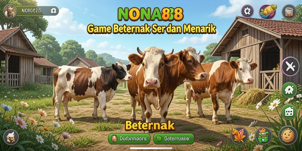 Tampilan antarmuka NONA88 yang menarik dan interaktif.